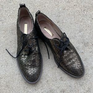 Louise text Cie sparkling loafers 7.5